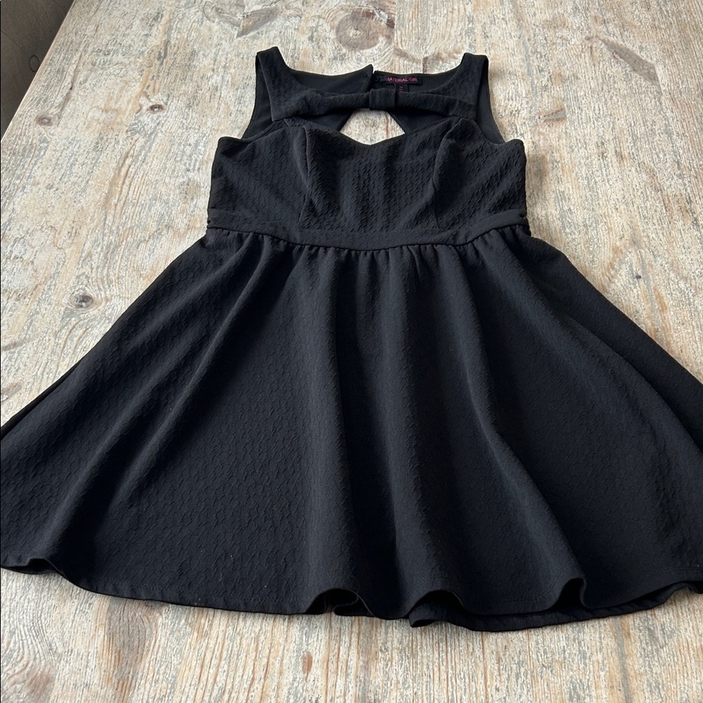 Material Girl Black Formal Kids Dress